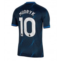 Camisa de time de futebol Chelsea Mykhailo Mudryk #10 Replicas 2º Equipamento 2023-24 Manga Curta